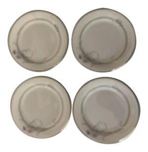 Vintage Royal Doulton Allegro Pattern Bone China Bread / Dessert Plates S/4