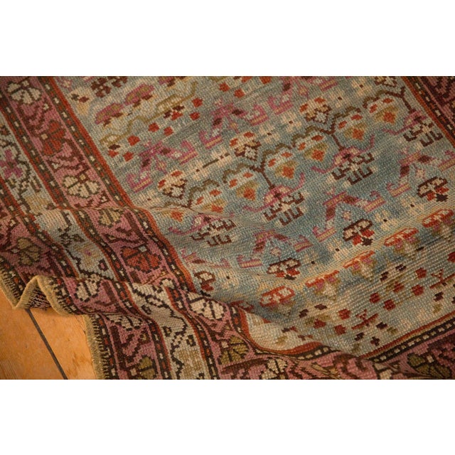 Old New House Vintage Distressed Karabagh Rug Runner - 3'5" x 12'5" For Sale - Image 4 of 12