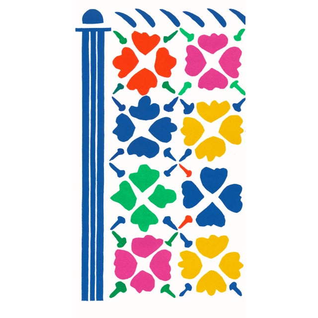 Original color lithograph after Henri Matisse from the "The Last Works of Henri Matisse" (the American Edition of "Verve...