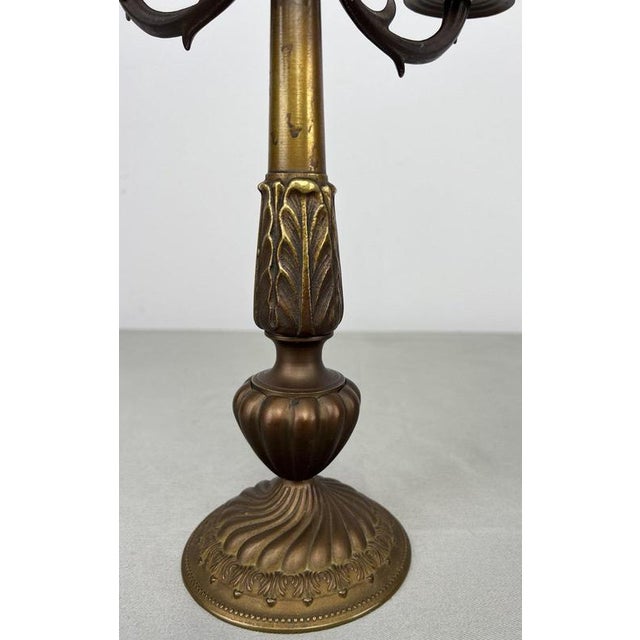 Vintage Italian 5-Arm Candelabra For Sale - Image 9 of 12