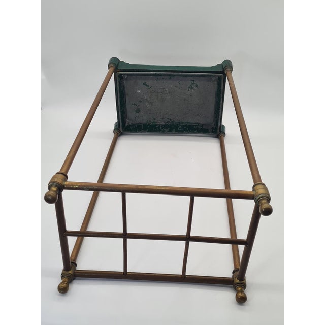 Victorian Umbrella Stand in Brass and Cast Iron, England, 1870s For Sale - Image 9 of 13