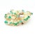 Vintage Andrew Grima Attributed 18 Karat Gold, Emerald, & Diamond Modernist Brooch For Sale - Image 11 of 12