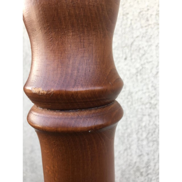 Brass & Wood Coat Stand, 1950s For Sale - Image 17 of 18