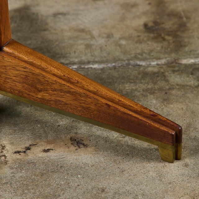 Dunbar Furniture Edward Wormley Terrazzo Round Side Table for Dunbar For Sale - Image 4 of 12