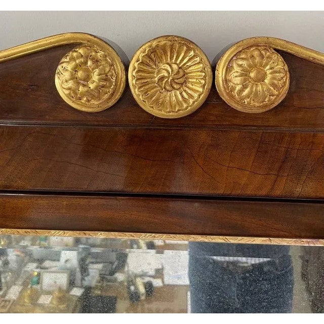 Brown 1890s Napoleon III Empire Revival Console and Pier Mirror For Sale - Image 8 of 12