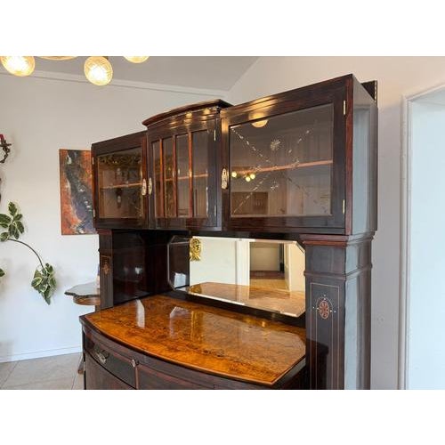 Antique Art Nouveau Floral Buffet, 1920s For Sale - Image 18 of 18