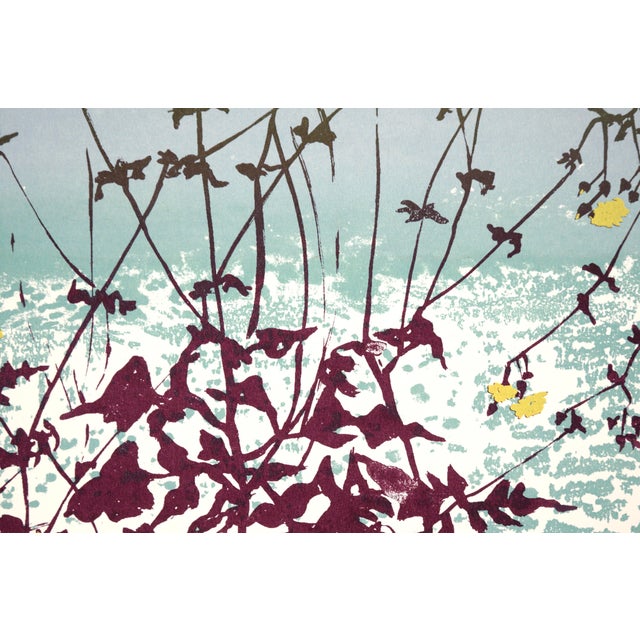 Modern "Coast July No. 2" - Multi Layer Landscape Screenprint (9 of 23) by Dorr Bothwell For Sale - Image 3 of 9