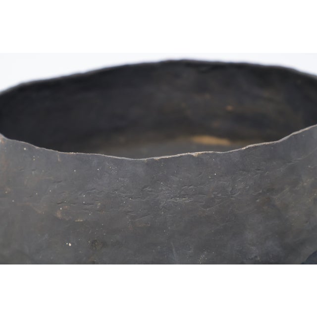 Antique 19th Century Balinese Gamelan Gong With Old Padangtegal Dealer Tag and Mallet — 10.5" For Sale - Image 18 of 18