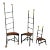 D.1993 Studio Craft Post Modern Chairs Signed King Set of 3 For Sale