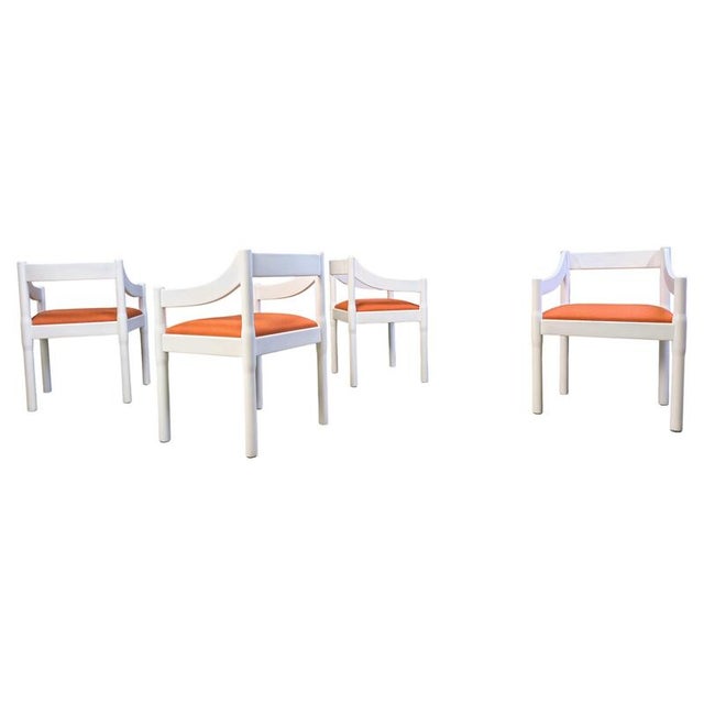 Carimate Armchairs from Vico Magistretti, 1960s, Set of 4 For Sale - Image 17 of 17
