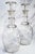Victorian Nice Pair of 19th Century Antique Handblown Large Clear Glass Decanters Barware For Sale - Image 3 of 16