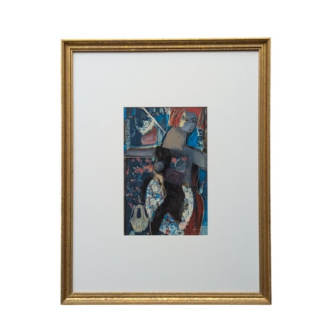Original Nude Figural Mixed Media Art Signed For Sale - Image 10 of 10