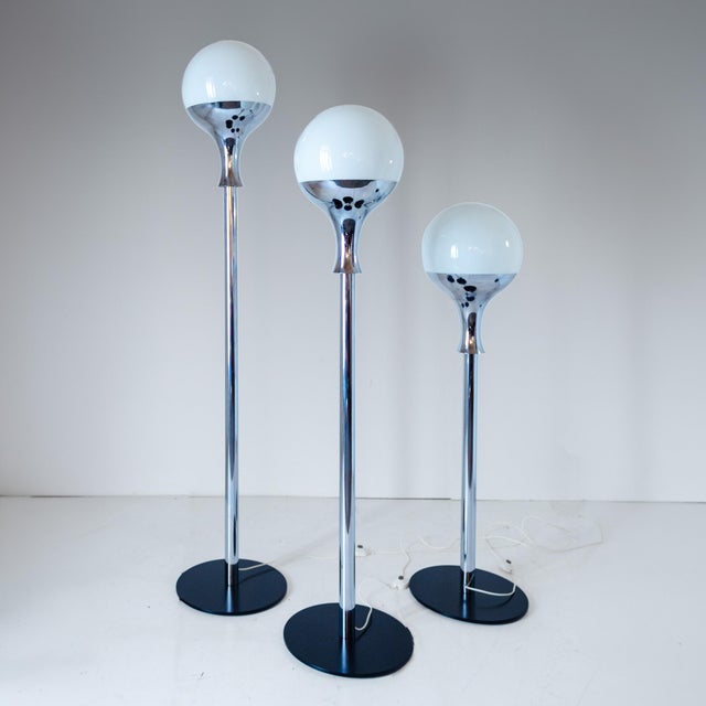 Vintage Italian Floor Lamps in the style of Artemide, 1970s, Set of 3 For Sale - Image 16 of 16