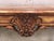 Brown Renaissance Style Carved and Gilded Walnut Pier Mirror and Console Table For Sale - Image 8 of 18