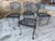 1960s Mid 20th Century Woodard Florentine Orleans Pattern Iron Patio Chairs - Set of 4 For Sale - Image 5 of 10