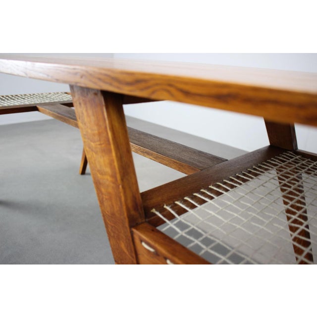 1960s Mid-Century Modern Danish Teak Coffee Table with Magazine Racks, 1960s For Sale - Image 5 of 12
