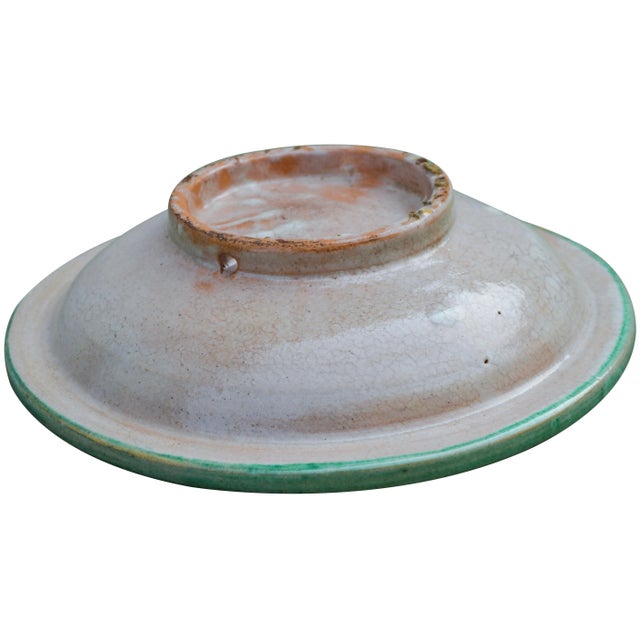 Ceramic Early 20th Century Colorful Moorish Ceramic Plate For Sale - Image 7 of 8