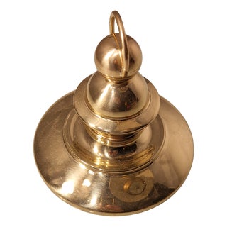 Mid-Century Modern Brass Doorstop by Luigi Caccia Dominioni for Azucena, 1950s For Sale