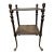 Late 20th Century Edwardian Revival Ornate Metal Plant Stand For Sale