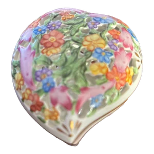 Herend Reticulated Trinket Box