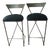 Vintage Modern Shaver Howard Bar Stools - a Pair For Sale