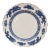 English Blue & White Dragon Plate Circa 1920 For Sale