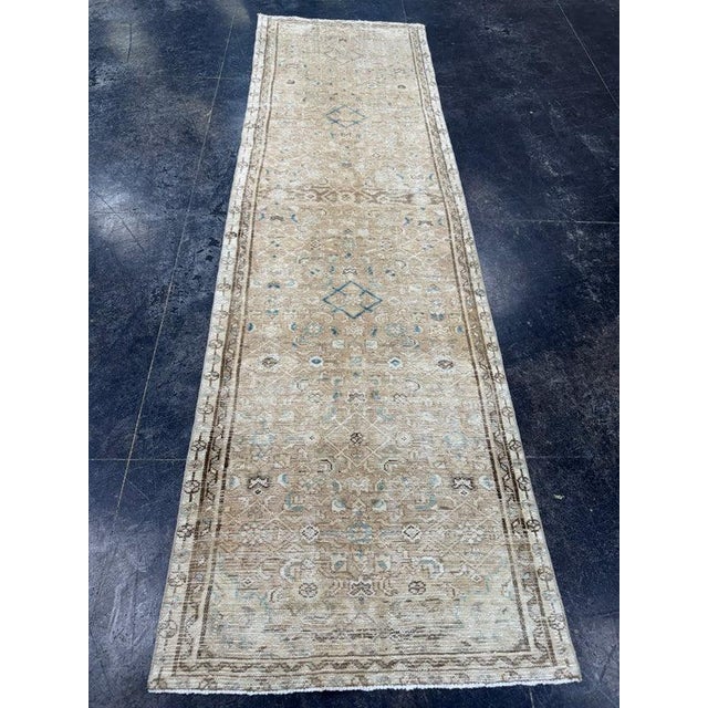 Textile Turkish Vintage Rug 2'10" x 9'7" For Sale - Image 7 of 7