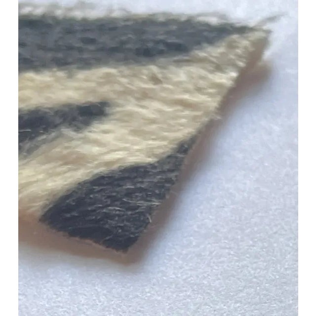 2000 - 2009 Ast Fabrics Zebra Print Faux Fur Fabric 29 Yard Lot For Sale - Image 5 of 6