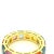 18k Yellow Gold Multi-Color Sapphire Eternity Ring – Italian Fine Jewelry, Size 6 For Sale In Miami - Image 6 of 11