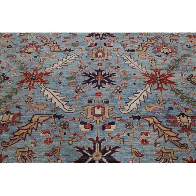 2010s Handwoven Serapi Style Area Rug 10’1″ X 13’10” For Sale - Image 5 of 11