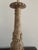 A beautifully crafted table lamp by Aidan Gray, featuring a classic column silhouette with richly carved detailing and a...