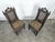 Wood Louis XIII Style Chairs in Twisted Caned Oak, Set of 2 For Sale - Image 7 of 11