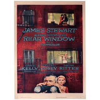 Rear Window Poster, 1954 For Sale