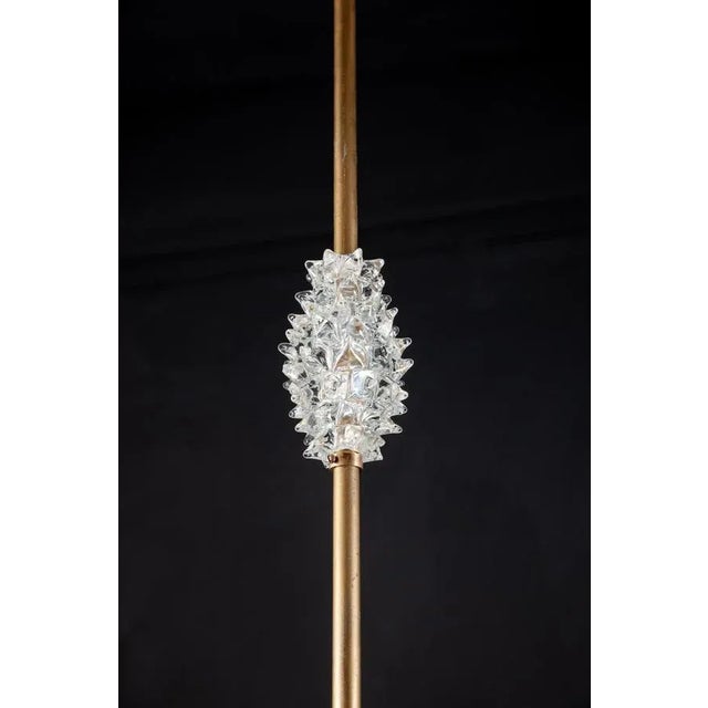 1940s Italian Murano Glass Chandelier, 1948 For Sale - Image 5 of 12