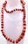 Magnificent large red coral and heishi shell necklace. An older unmarked item reminiscent of indigenous Pueblo tribe,...