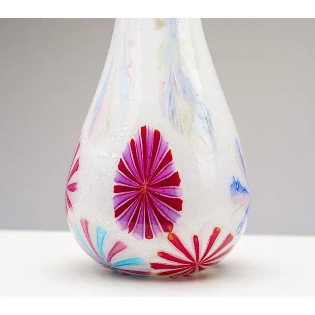 Large Murano Glass Vase by Anzolo Fuga for A.Ve.M For Sale - Image 3 of 9