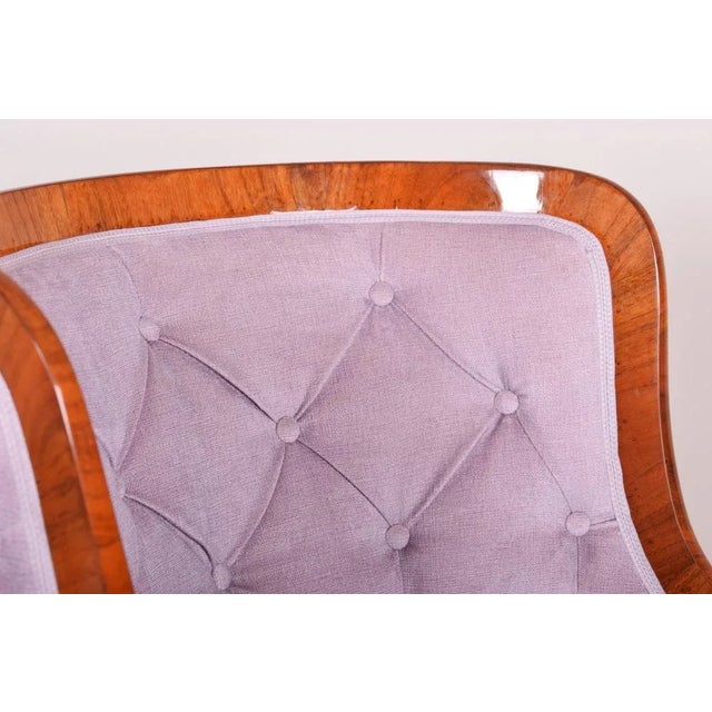 Czech Biedermeier Walnut Armchair, 1820s For Sale - Image 4 of 9