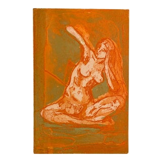 1975 Margaret Friedland Female Nude Aquatint & Etching For Sale