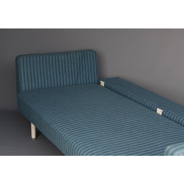 Mid-Century Modern Mid-Century Dutch Steel and Wool Sofa Bed, 1960s For Sale - Image 3 of 18