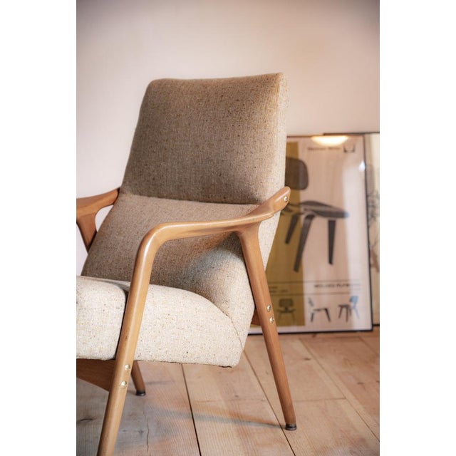 Pair of Danish armchairs, fully restored in our workshop. Designed by Bertil Fridhagen for Bodafors, 1960. This piece has...