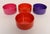 Tangerine Set of Four Vintage Purple, Orange and Pink Melamine "Max" Bowls by Massimo Vignelli for Heller For Sale - Image 8 of 14