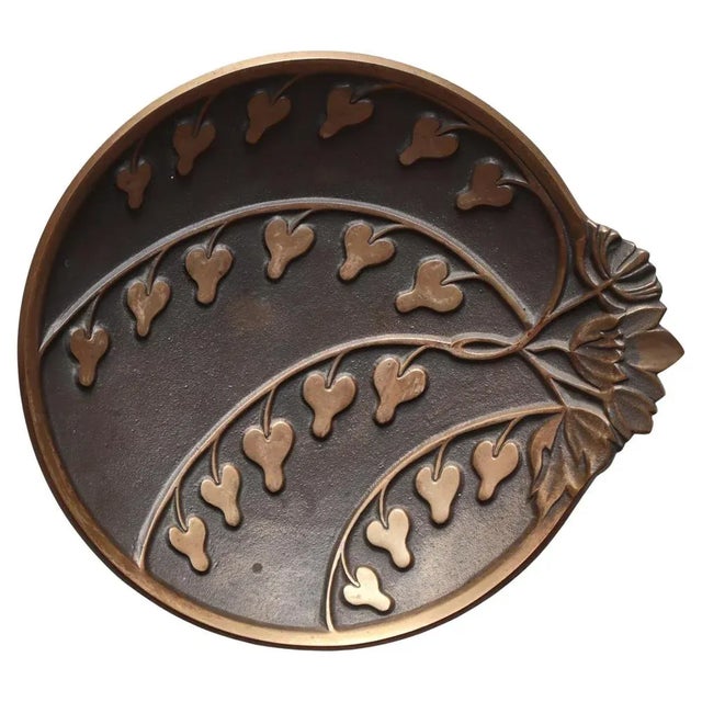 Art Deco Genuine Ore Tray in Patinated Bronze, Denmark, 1930s For Sale - Image 11 of 11