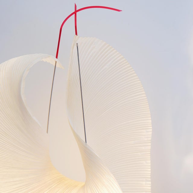 Black Yoruba Rose Table Lamp by Dagmar Mombach & Ingo Maurer for Ingo Maurer, 2010s For Sale - Image 8 of 18