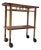 1960s Mid-Century Modern Lane Bar Cart With Caster Wheels For Sale