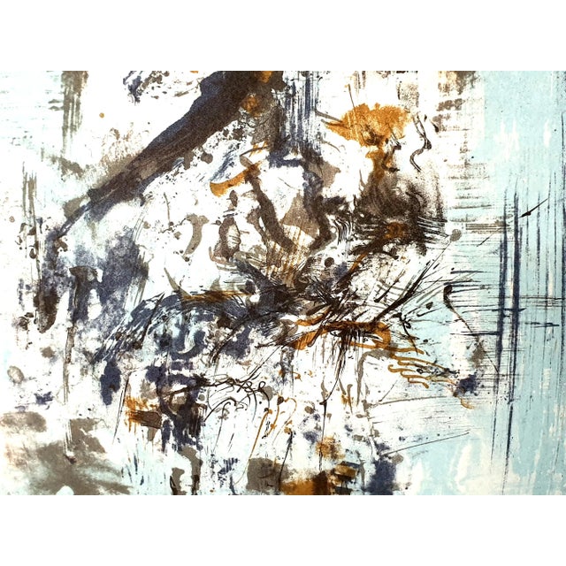 Early 21st Century Zao Wou-ki - Original Lithograph - Abstract Composition 1962 For Sale - Image 5 of 8