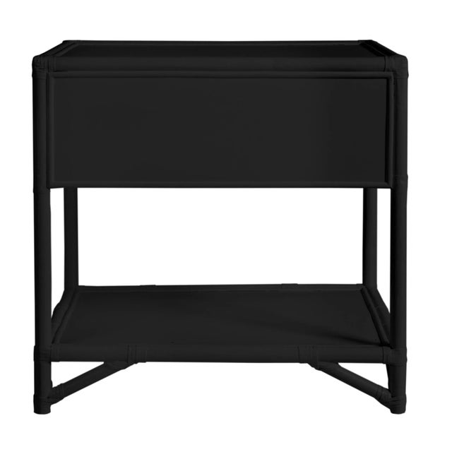 Olympia One-Drawer Nightstand in Black For Sale - Image 4 of 6