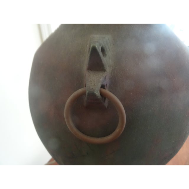 Green Vintage Southwest Style Lamp For Sale - Image 8 of 8