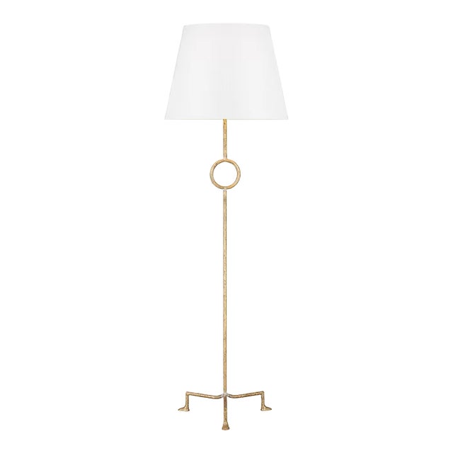 Thom Filicia by Visual Comfort Studio Montour Floor Lamp in Coastal Gild For Sale