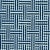 Contemporary Schumacher Brickell Indoor & Outdoor Fabric in Navy For Sale - Image 3 of 3