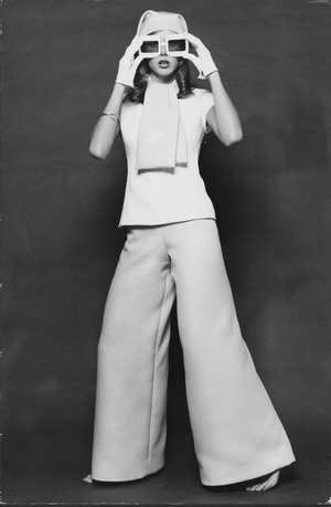 Gökşin Sipahioğlu, Paris Fashion, 1970, Black and White Print